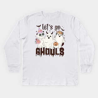 lets go ghouls Kids Long Sleeve T-Shirt